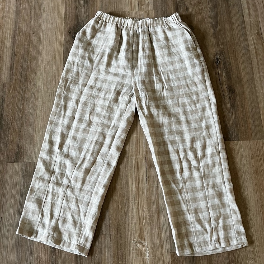 Gingham Pants